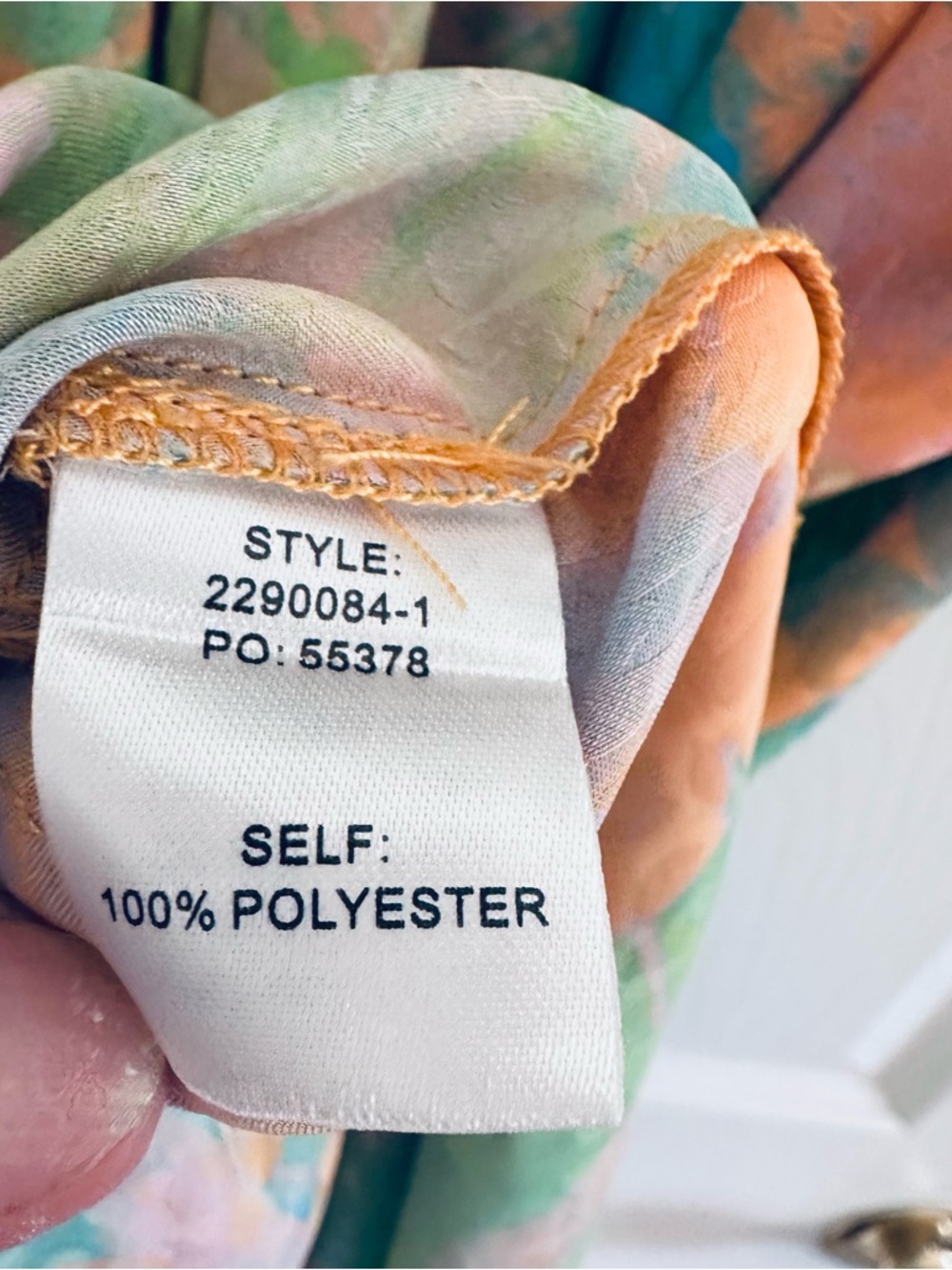 Anthropologie Current Air Watercolor Midi Dress XS - Picture 7 of 8